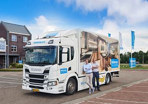 Tieleman Keukens en Scania verlengen samenwerking met splinternieuwe vrachtwagen