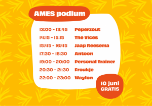 Wantijpop onthult timetable voor het gratis muziekfestival op 10 juni!